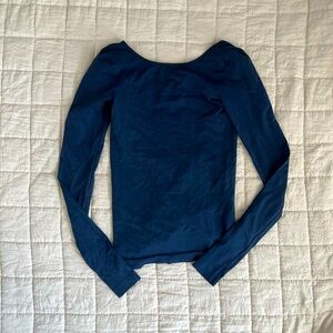 intimately “low back seamless” long sleeve